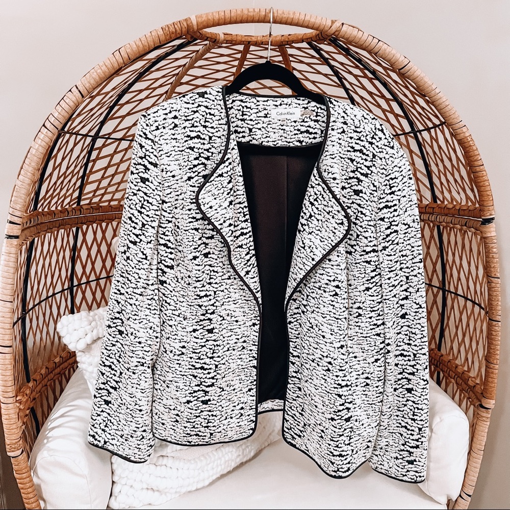 Calvin Klein Black and White Jacket